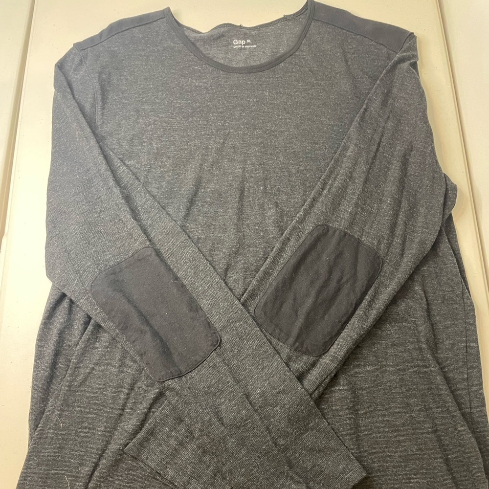 Mens Gap XL basic long sleeve gray